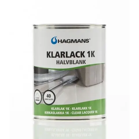 Sista chansen Hagmans 1K 40 Klarlack